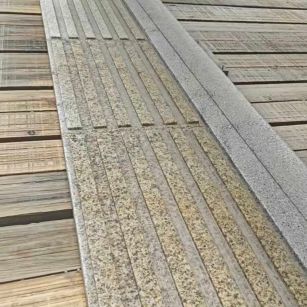 惠州黄金麻盲道石 盲条