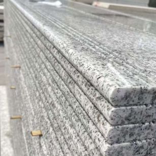 惠州芝麻白楼梯踏步 花岗岩楼梯板材