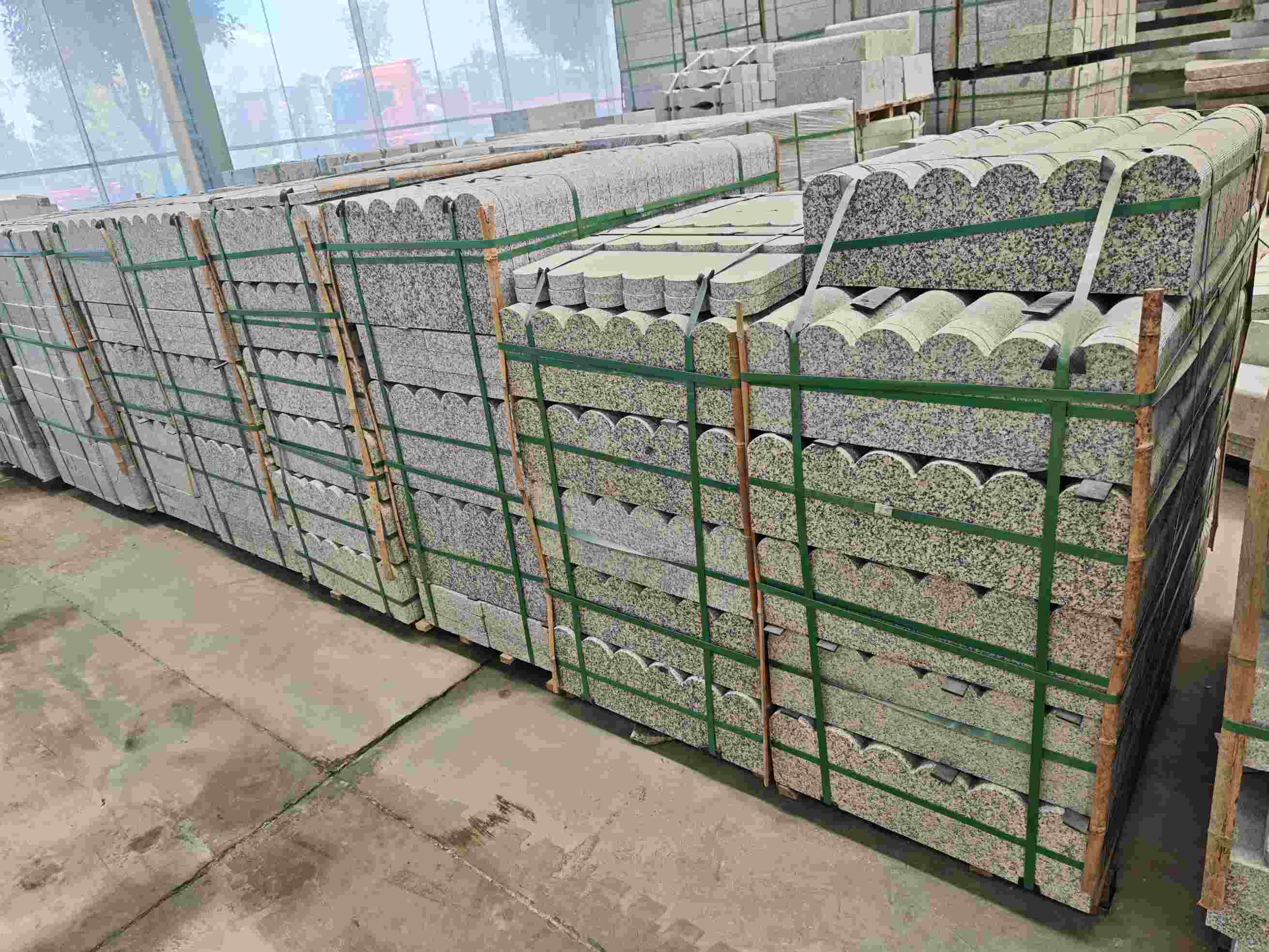 惠州芝麻白芙蓉白花边石