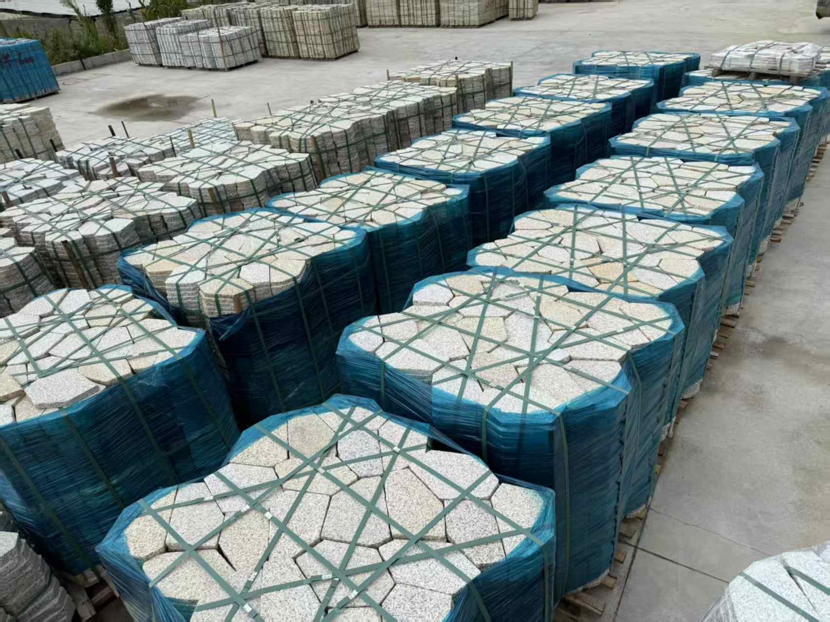 惠州黄金麻冰裂纹 碎拼